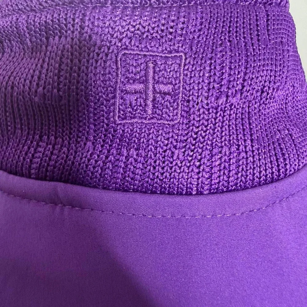 Swiss Tech Purple Full Zip Fleece Hybrid Utility Jacket Hiking Gorpcore Cozy